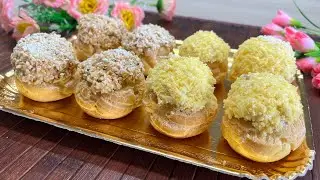 SONO LA FINE DEL MONDO : BIGNÈ FATTI IN CASA CON CREMA AL LATTE SENZA UOVA | Puff pastry recipe