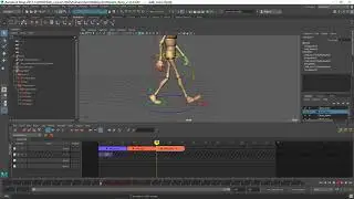 Time Editor Maya 2017 -介面介紹及走路循環設定_Part 2