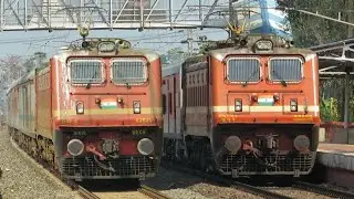 ABSOLUTE WAP-4 SUPREMACY | Dangerous RED HOT WAP-4 at Full Speed | Indian Railways