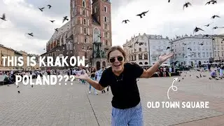 who knew KRAKOW is this BEAUTIFUL? Our first impressions of Krakow, POLAND 🇵🇱