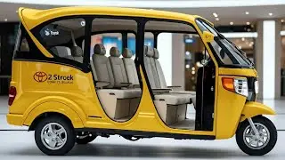Toyota 2026 Nine-Seater Rickshaw 🚖 | The Future of Smart Urban Transport!