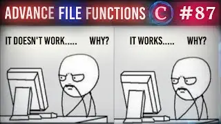 FILE HANDLING - ADVANCE FUNCTIONS | C Language Tutorial (Hindi Version) | #87 | Arpit Katiyar
