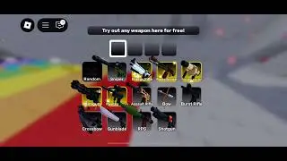 I’m testing out every weapon in Roblox rivals