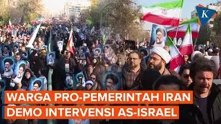 Kecam Intervensi AS-Israel, Ribuan Warga Iran Berunjuk Rasa di Teheran