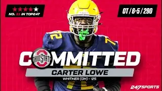 WATCH: Carter Lowe commits to Ohio State LIVE on 247Sports