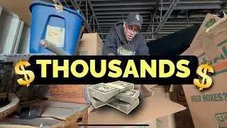 $1000's Found In Abandoned Storage Unit Won At Auction!