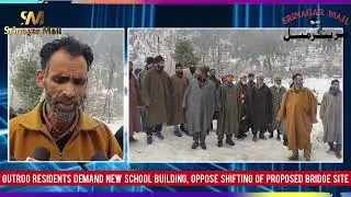 Gutroo Residents in Aripal Tral Demand New School Building, Oppose Shifting of Proposed Bridge Site