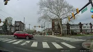 Dr. John Mangano blows right through a red light at Henry Ave and Roxborough Ave