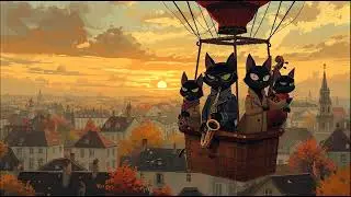 Autumn Jazz in the Sky 🎈🍂 &ndash; Cozy Hot Air Balloon Ride Above the City