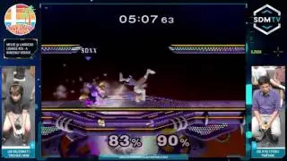 Melee @ LDL #25 - SSBM-T | Trichael Man vs. 12YAN | timesink - Singles WQF - Melee