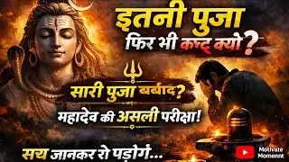 इतनी पूजा फिर भी कष्ट क्यों?| सारी पूजा बर्बाद?|महादेव की असली परीक्षा #MotivateMomennt#ShivBhakti
