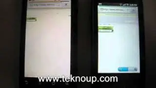 Milestone vs Samsung Galaxy 551 Browser Fighting Via Wi Fi