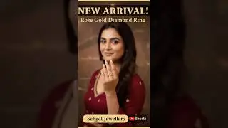 18kt Rose Gold Swirl Halo Ring with Pave Diamonds | Luxury Jewelry Showcase || SEHGAL JEWELLERS ||