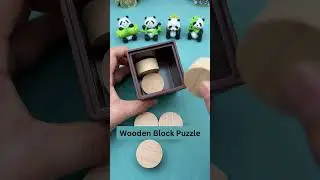 🤩Amazing IQ Puzzle! Can You REALLY Fit ALL 6 Wooden Blocks in This Tiny Box? #puzzle #iqpuzzle