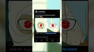 Lost in Darkness: The Sorrow of Obito Uchiha