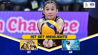 UST vs. AdU | SET 1 GAME HIGHLIGHTS | UAAP SEASON 87 WOMEN&rsquo;S VOLLEYBALL | MARCH 1, 2025