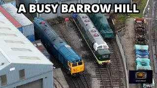 0Z37 Move Features 57 003 Hauling Class 37 Locomotives to Barrow Hill