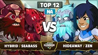 Hideaway & Zen vs Hybrid & Seabass - Top 12 - Summer Championship 2025 - NA 2v2