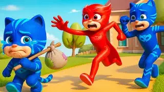 Baby Catboy Run Away From Home !?! What Happened! Catboy's Life Story | PJ MASKS 2D Animation