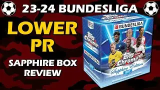 2023-24 Topps Chrome Sapphire Bundesliga Box Soccer Review