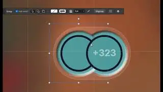 UI components member count display, to a more refined, premium appearance.
