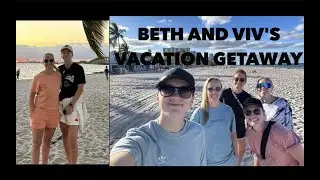 BETH MEAD AND VIVIANNE MIEDEMA VACATION IN FLORIDA WITH FRIENDS