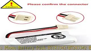BT162342 BT262342 2.4V 800mah Ni-MH Phone Batteries Compatible with BT183342 BT283342 for VTech CS6