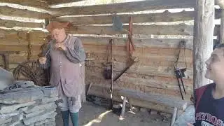 Blacksmithing at Martin station Virginia