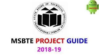 MSBTE PROJECT GUIDE 2018-19 MSBTE CARRY ON