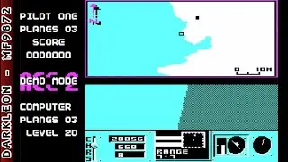 ACE 2 &copy; 1987 Cascade Games - PC DOS - Demo Gameplay