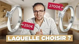 Bague &agrave; 250&euro; VS 2700&euro; ! (Comparaison compl&egrave;te)