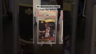 MJ Anniversary Haul from the Wife!!#michaeljordan #goat #basketball #anniversary #wife #nba #legend