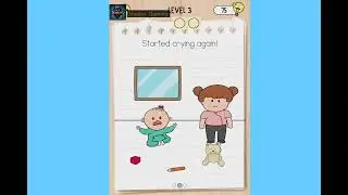 Brain Test 5 Level 3. Walkthrough Gameplay 