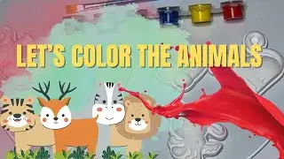 Coloring Animal Figures 🎨🐶 Fun Coloring for Kids