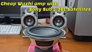 Cheap 200w Wuzhi amp with Sony 100w Subwoofer & JBL Satellites Sound test #soundtest #basstest