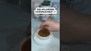 Kış &ccedil;orbası kar yağıyor i&ccedil;iniz ısınsın denee!! #keşfet