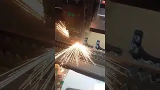 Max source 6kw, Raytool BM06k head 16mm cutting ms on oxygen 