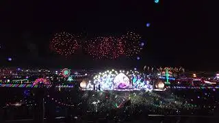EDC Las Vegas 2024 Fireworks Cosmic Meadows End of Diplo, Deadmou5 Opener 4K HDR 60FPS