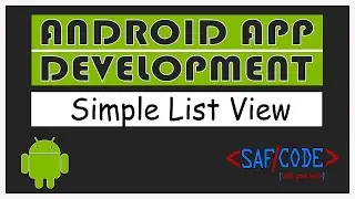 Simple ListView in Android Studio in Hindi/Urdu Part-14