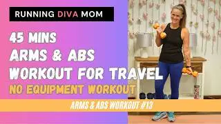 Arms & Abs Workout #13 - NO EQUIPMENT + great TRAVEL WORKOUT [recorded 3/1/2021]