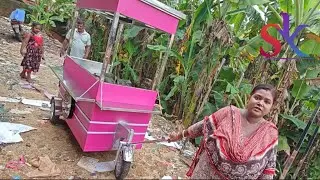 Momo Food Cart Moveable 3Wheel Bike Cart Food Cart Manufacturer SK kitchen Equipment Kolkata