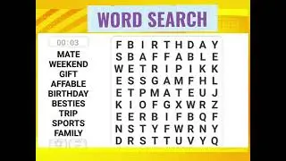 Word Search Game