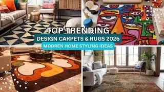 Top Carpet & Rug Design Trends 2026 | Future Home Style Revealed #2026  #rugs #carpet
