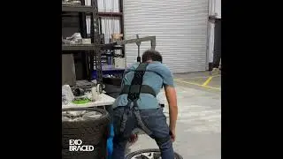 ExoBak from ExoBraced In Action!/ #shorts #exoskeleton