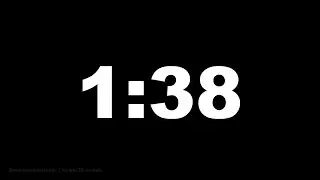 1 minute 38 seconds [98 secs] clock timer countdown || Alarm Focus