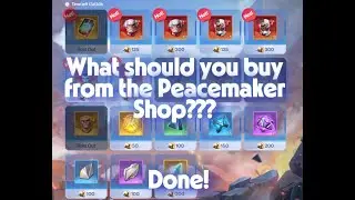 DC Worlds Collide - What to prioritize from the Peacemaker Shop?