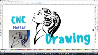 Girls photo CNC drawing 😍