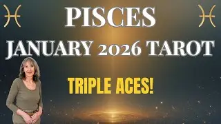 PISCES ♓ Triple Aces! Clear Vision + Powerful Manifestation ✨ January 2026 Tarot