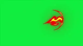 FREE Green Screen Footage: RED FIRE SLASH OR SWIPE EFFECT