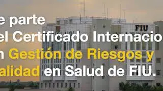 Certificado Internacional en Gesti&oacute;n de Riesgos y Salud